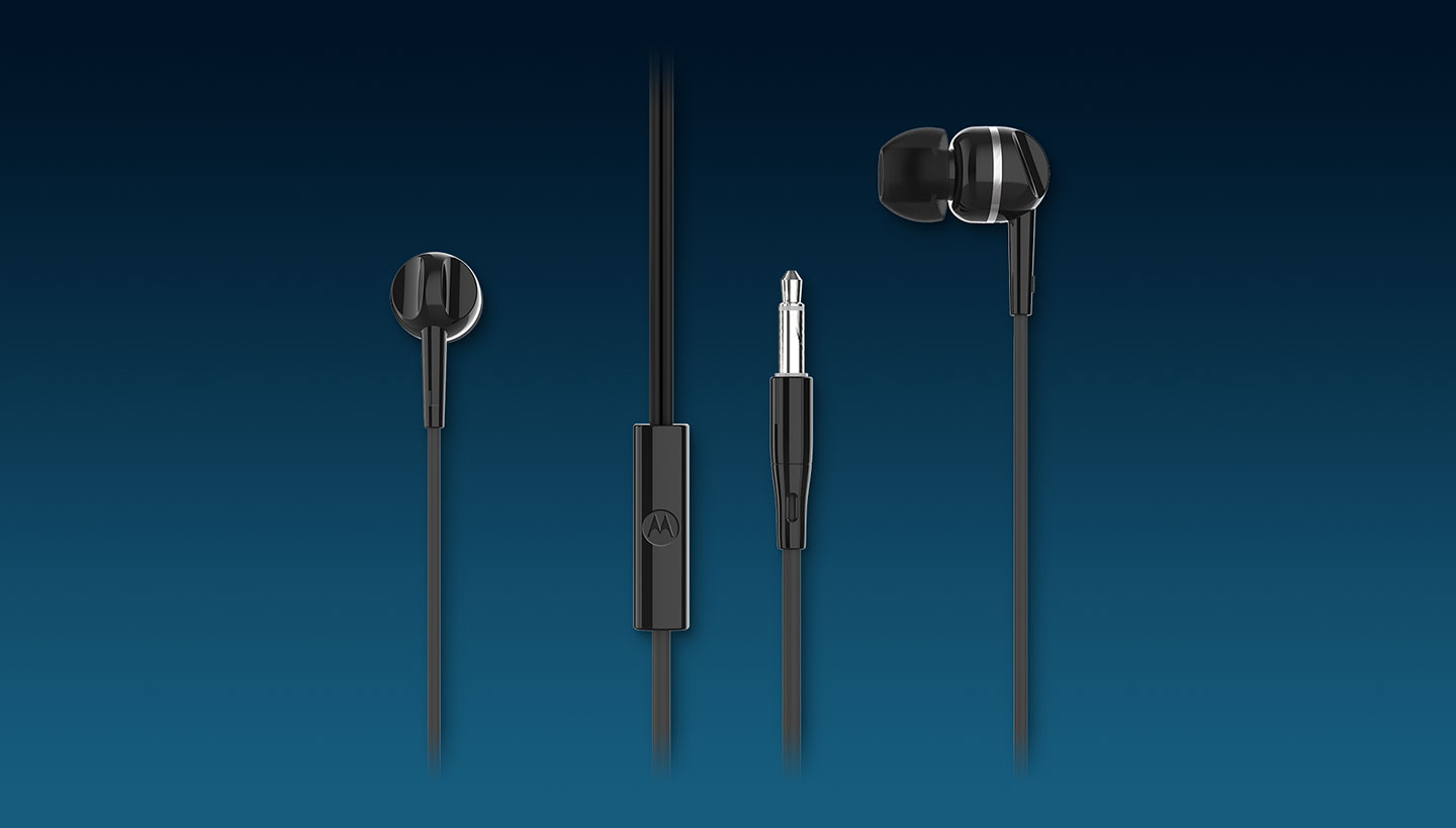 MOTO Earbuds 105 in black with Hands free calling