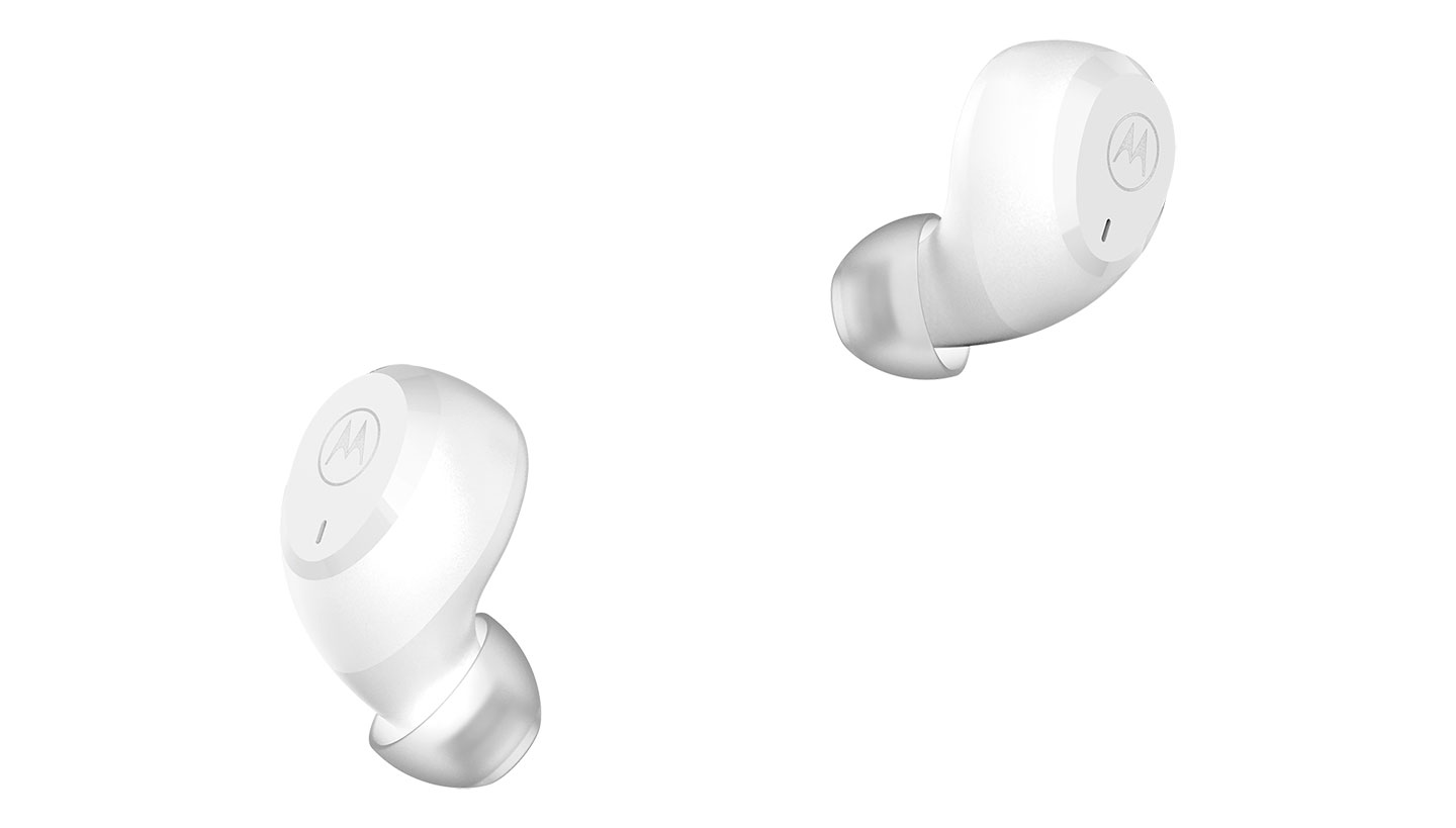 True wireless MOTO Earbuds Charge in white - Product image