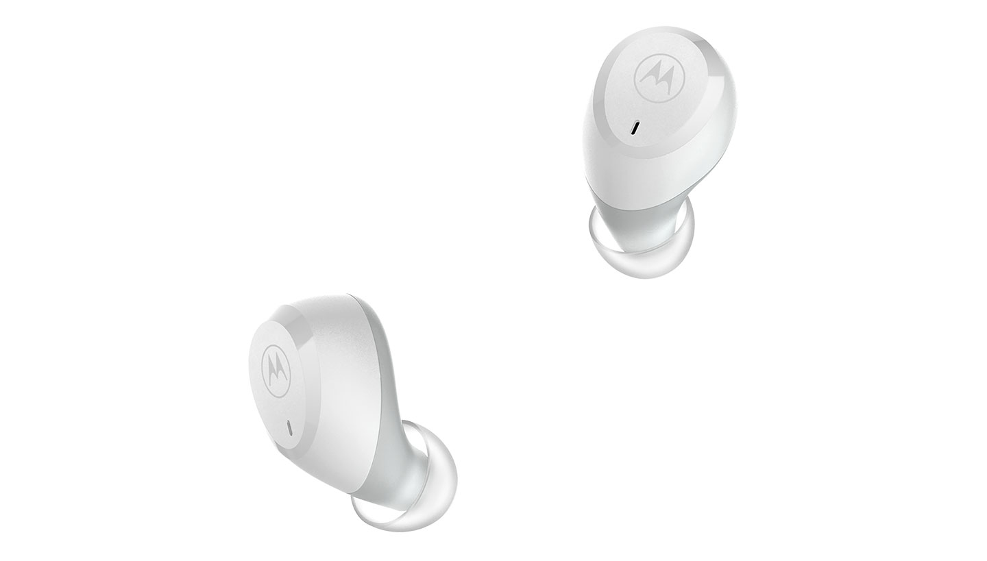 True wireless MOTO Earbuds 100 in white - product image